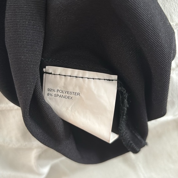 Black Strapless Asymmetrical Dress - Picture 4 of 6